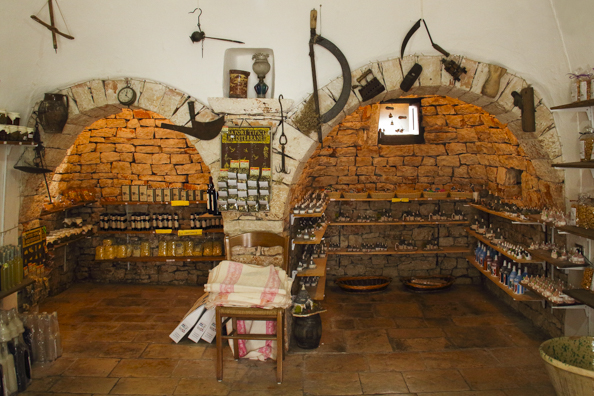 A shop inside a trullo  in Alberobello, Puglia, Italy
