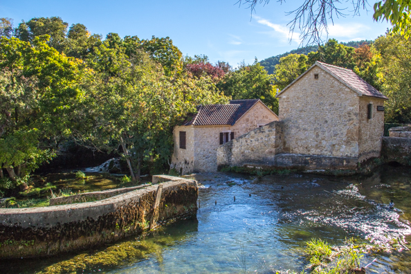 An Old Watermill in Krka National Park, Dalmatia, Croatia