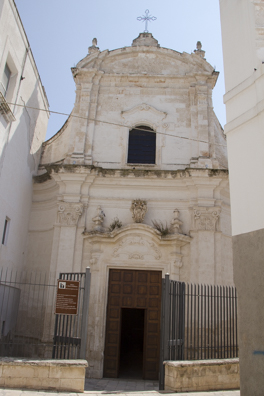 Chiesa di Santa Maria degli Amalfitani in the old town of Monopoli in Puglia, Italy - -8786