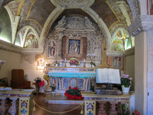 Chiesetta di Santa Anna in Sirmione on Lake Garda in Italy
