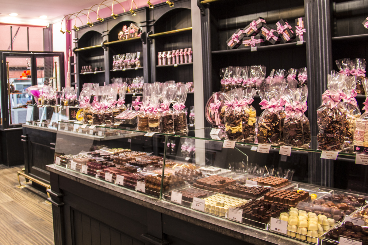 Chocolate Shop in Wimereux on the Opal Coast in France 0102