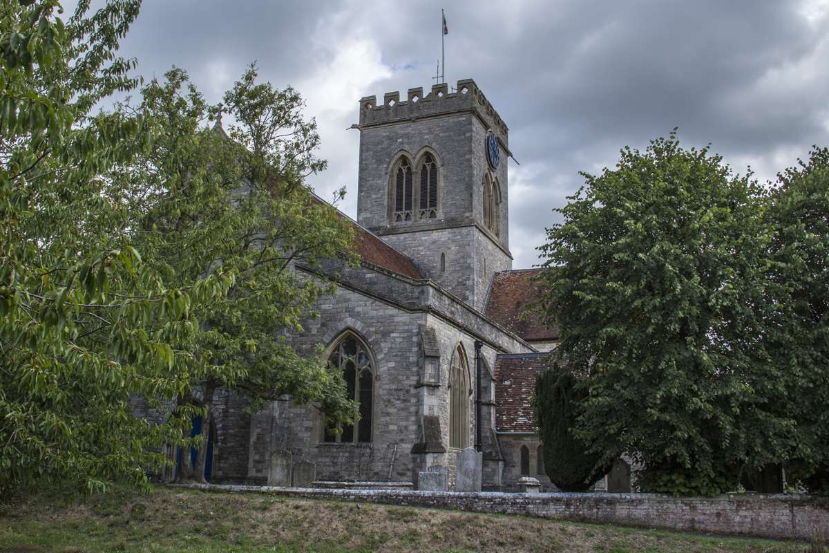 Church of St Peter and St Paul in Ringwood, New Forest, UK 2025