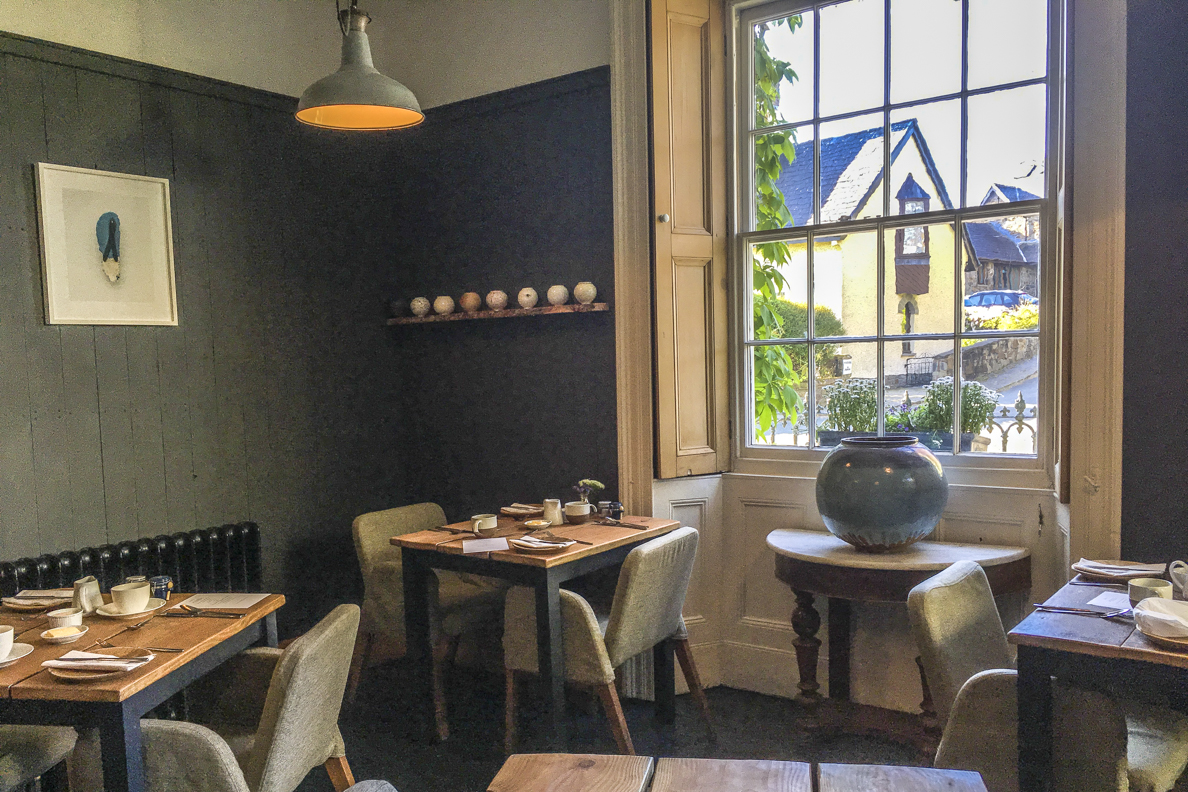 Dining room at Llys Meddyg in Newport, Pembrokeshire, Wales 6939