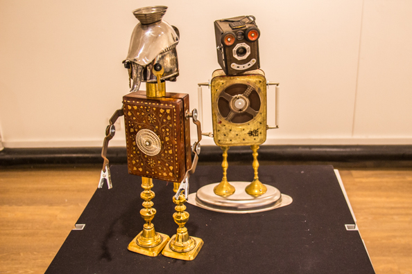 Gizmobots at the Red House Museum in Christchurch, Dorset UK