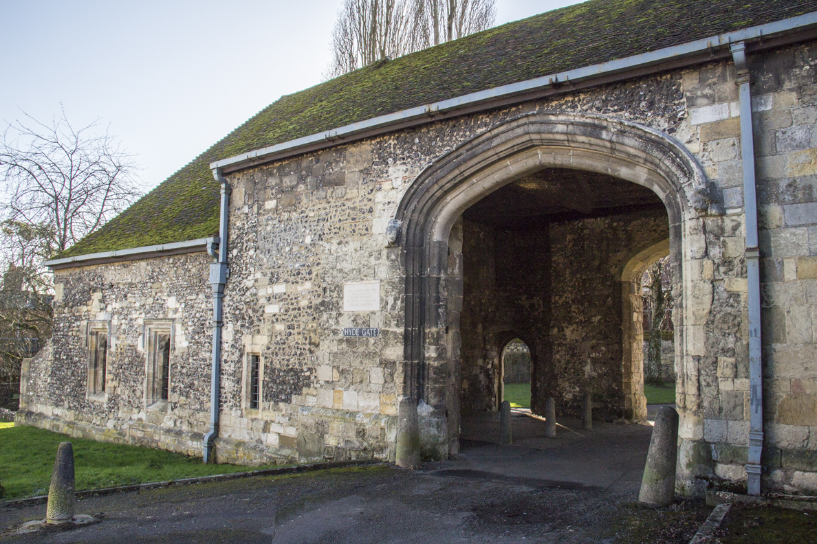 Hyde Abbey Gateway in Winchester, Hampshire, England  20184146