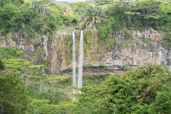 Mare aux Joncs waterfall iin the Black River Gorges National Park on Mauritius
