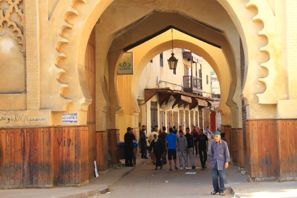 Mellah or Jewish Quarter in Fez Morocco
