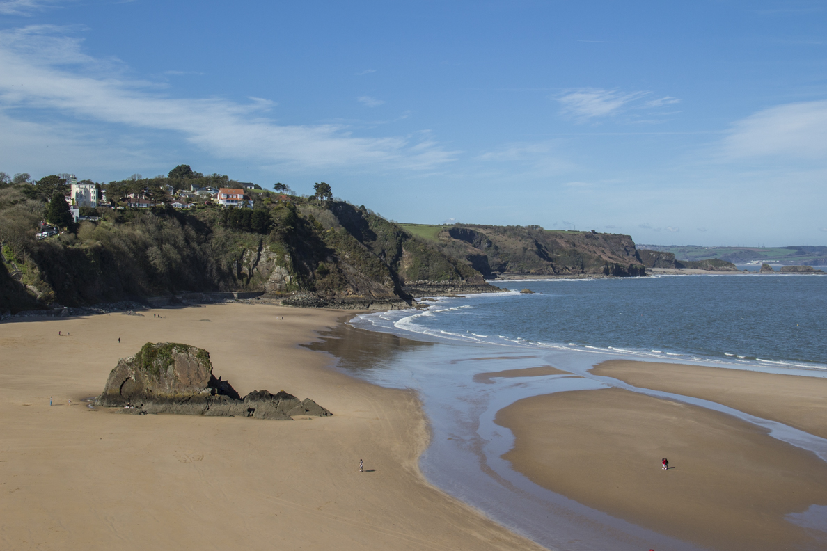 North Beach in Tenby Pembrokeshire, Wales  6189