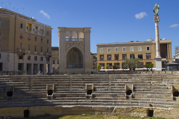Piazza San'Oronzoi in Lecce, Puglia, Italy