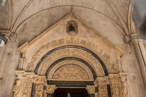 Radovan's Portal, Cathedral of St Lawrence in Trogir, Croatia