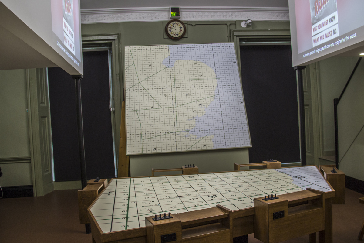 Royal Observer Corps Control Centre at the Guild Hall in Bury St Edmunds, Suffolk, UK   0062