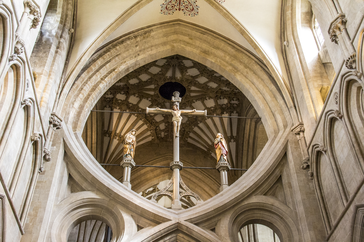 Scissor Arch in the Cathedral in Wells, Somerset, England   20185353