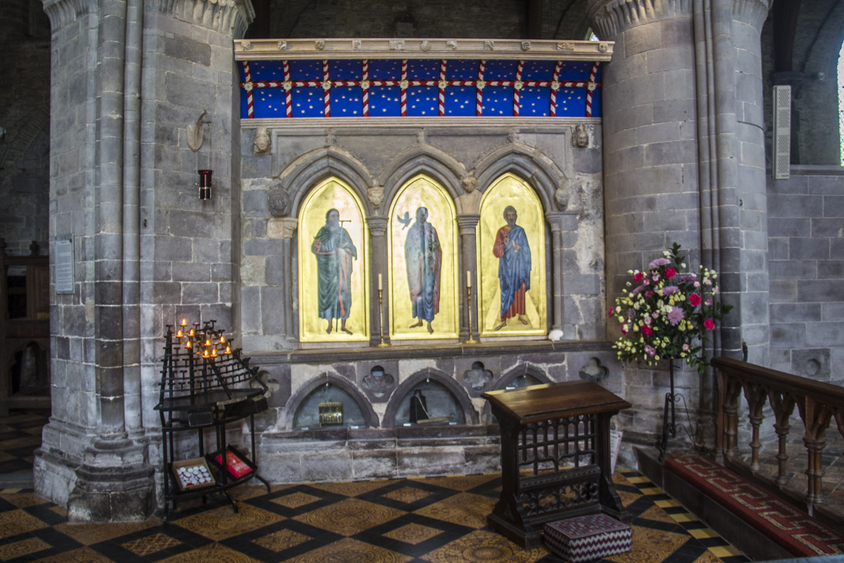 St David's Shrine in the Cathedral, St David's, Pembrokeshire, Wales  6134