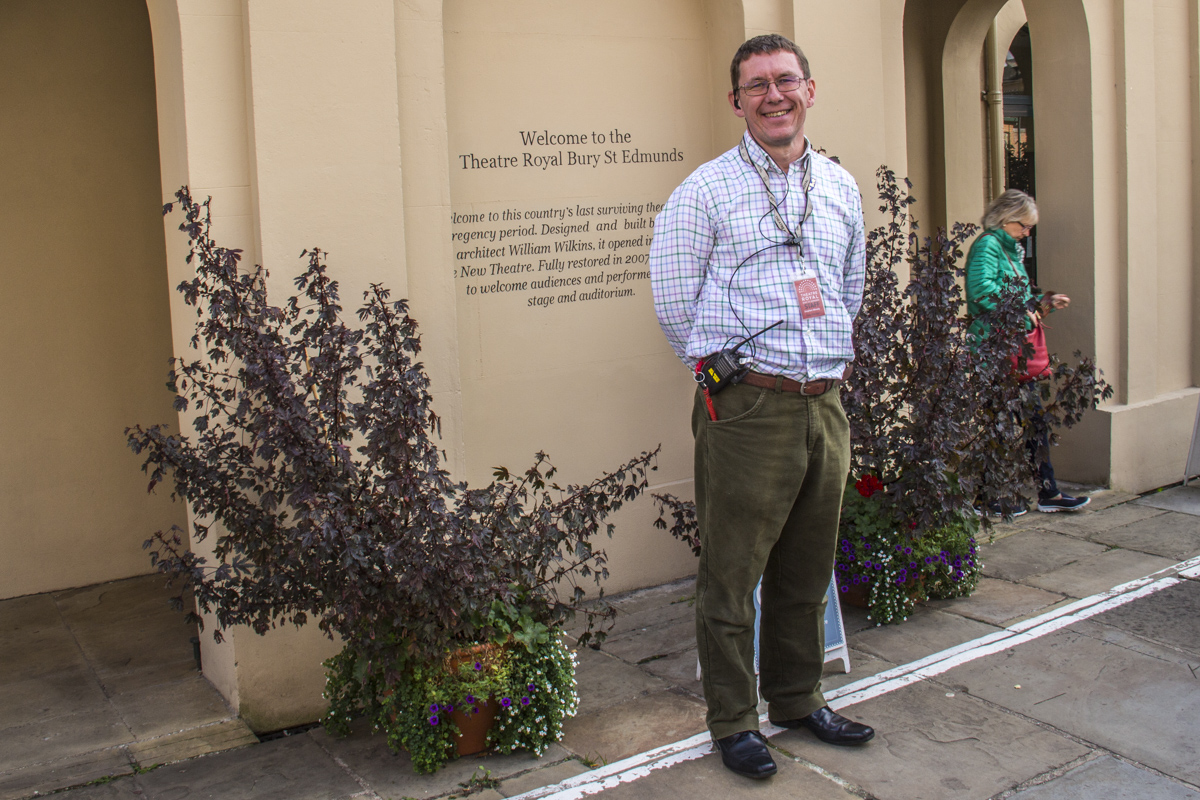 Stephen Moody, guide at the Theatre Royal in Bury St Edmunds, Suffolk, UK  2
