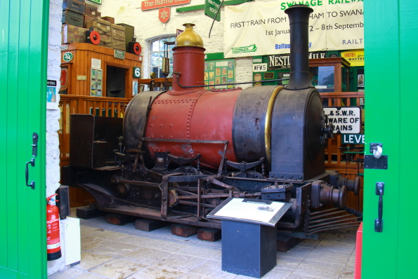 Swanage Railway Museum at Corfe Castle Station in Dorset