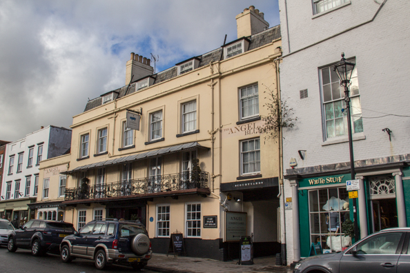 The Angel and Blue Pig in Lymington, New Forest, Hampshire, UK