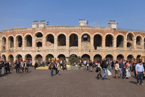 The Arena in Piazza Bra in Verona