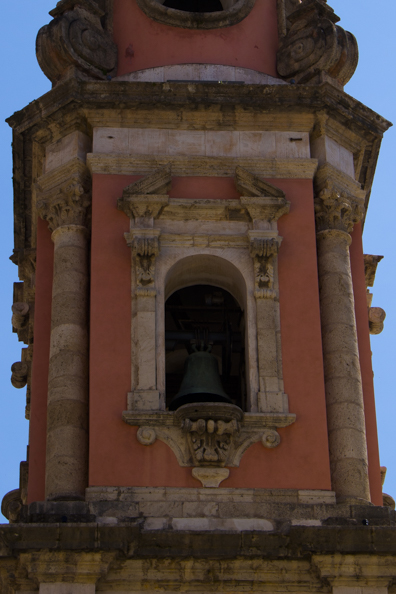 The bell of the Chiesa della Santissima Annunziata in Salerno Italy