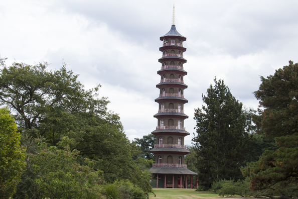 The Chinese Pagoda in Kew Gardens in London