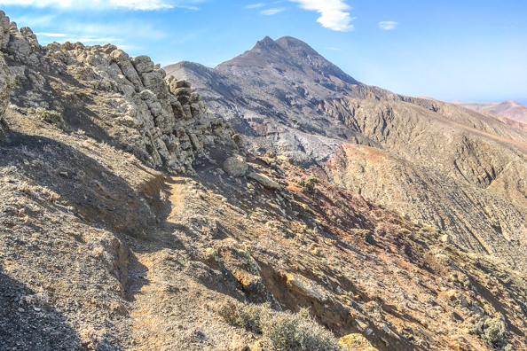 The Crest Trail of El Cuchillo de los Pasos on Fuerteventura