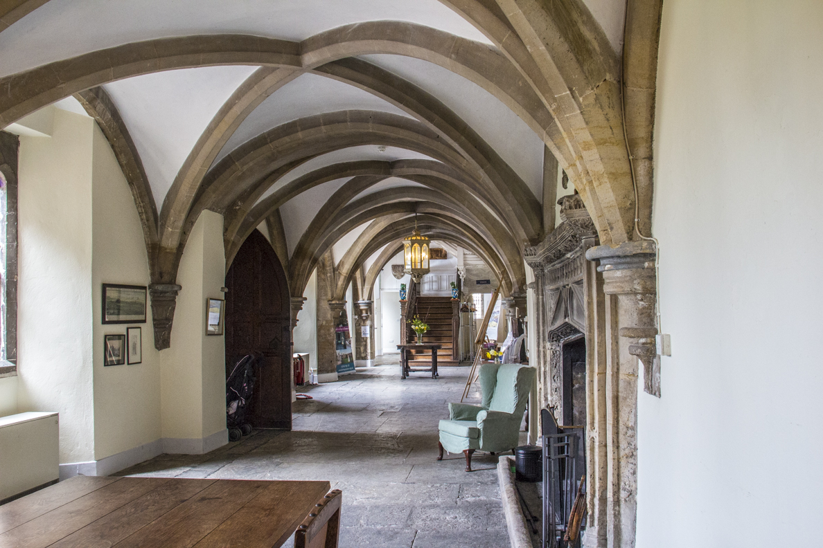 The entrance hall in the Biship's Palace in Wells, Somerset, England   20185303