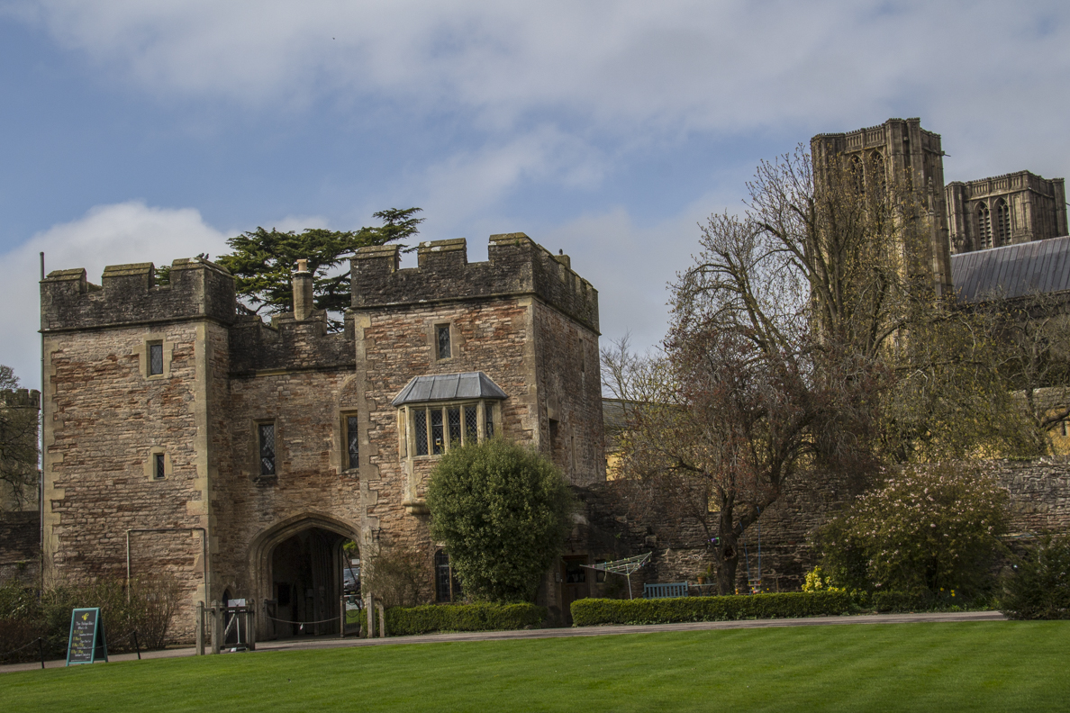 The Gatehouse of the Bishop's Palace in Wells, Somerset, England   20185339