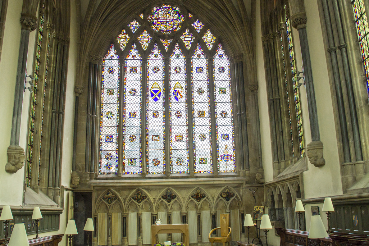 The interior of the Bishop's Chapel in the Biship's Palace in Wells, Somerset, England   20185302