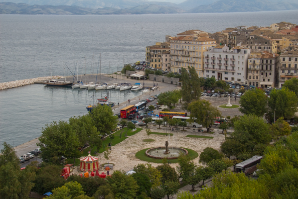 The Old Port of Corfu, Greece