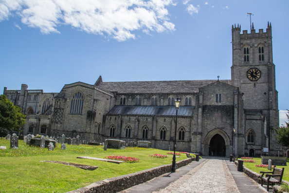 The Priory Church in Christchurch, Dorset UK
