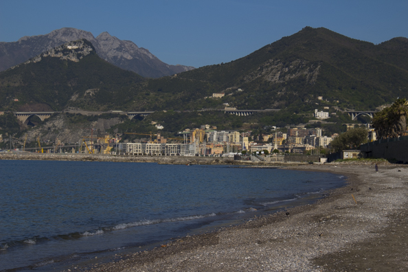 The sea front in Salerno Italy-0142