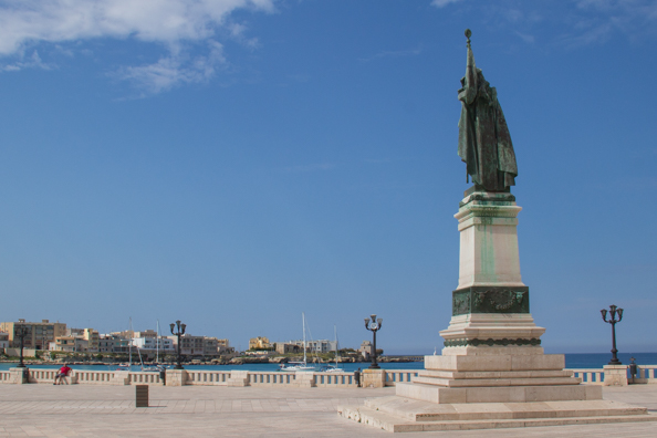 The sea-front of Otranto in Puglia