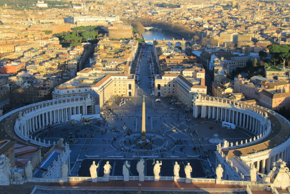 View from the cupola of St Peter's