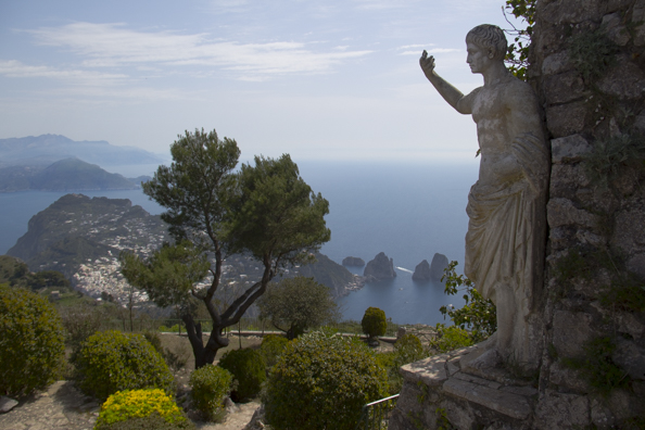 View from the top of Monte Solaro on Capri