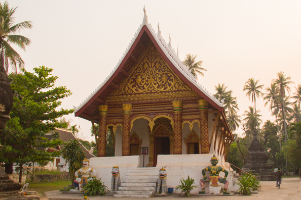 Wat Aham Qutama Thang temple in Luang Prabang, Laos